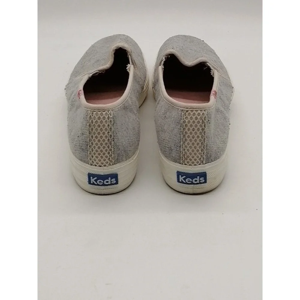 Keds Shoes Sneaker Womens Gray 8.5 Slip On Walking Stretch Dream Foam WF60336